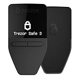 Trezor Safe 3 - Portefeuille Matériel Crypto Protégé par Phrase Secrète et Élément Sécurisé, Sécurité Bitcoin, Support de Plus de 1 000 Cryptos, Interface Facile à Utiliser (Cosmic Black)