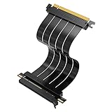 EZDIY-FAB PCIE Gen 4 16x câble de montage haute vitesse extrêmement flexible PCI Express 4.0 ports carte d'extension GPU-connecteur droit [7.87in/20cm]