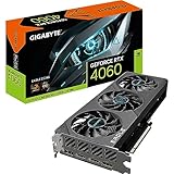 Gigabyte NVIDIA GeForce RTX 4060 EAGLE OC Carte graphique - 8GB GDDR6, 128-bit, PCI-E 4.0, 2505MHz Core Clock, 2x DP 1.4, 2x HDMI 2.1a, NVIDIA DLSS 3 - GV-N4060EAGLE OC-8GD