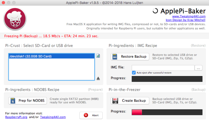 apple pi baker password